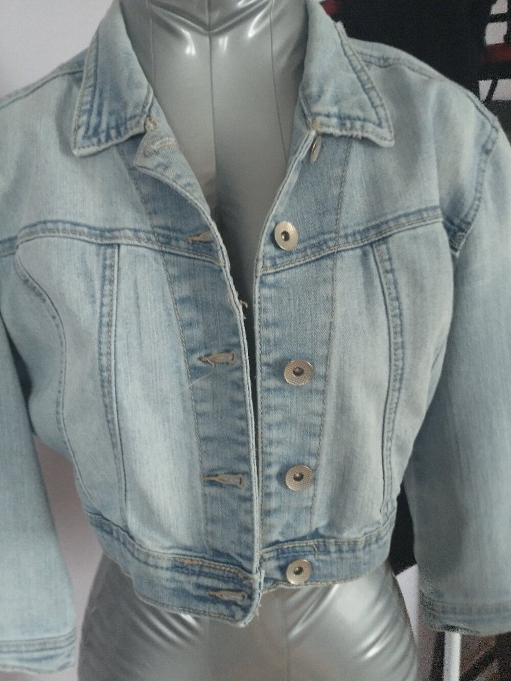 Jeans jacket cropped